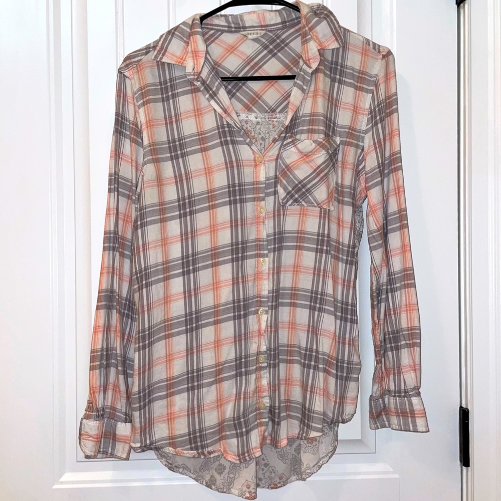 Oversized Plaid Shirt